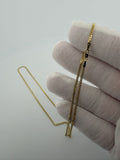 20" 14k Yellow Gold Cuban 1.75mm 4.92g