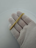 7.5" 14k Yellow Gold Cuban 6mm 20.1g