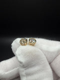 14k Yellow Gold 2ctw Champagne VS/VVS Lab Diamond Studs Screwback 1.1g