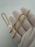 20" 14K Yellow Gold Rounded Box 3mm 9.1g