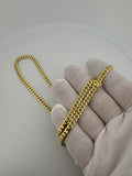 22" 10k Yellow Gold Cuban 5mm 38.4g