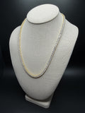 20" 4mm gold over silver moissanite tennis chain, 36.34ctw D VVS1, 28g – Ott Family Jewelry (6)