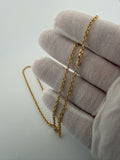 18" 14K Yellow Gold Cable 2.5mm 7.5g