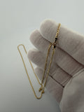 20" 14k Yellow Gold Curb 2mm 4.0g
