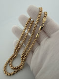 24" 14K Yellow Gold Rounded Box 5mm 31.0g