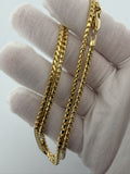 22" 14K Yellow Gold Franco 3mm 29.15g