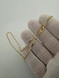 16" 14K Yellow Gold Figaro 2mm 3.0g