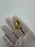 1.5" 14K Yellow Gold Mariner Cross/Crucifix 5.4mm Bail 3.5g