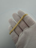 7.5" 14k Yellow Gold Cuban 5mm 15.7g (#1)