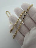 20" 14k Yellow Gold Rope 3.5mm 6.8g