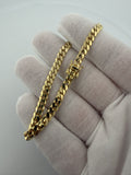 7.5" 5mm solid 14K yellow gold Cuban link bracelet, 15.6g – Ott Family Jewelry (6)
