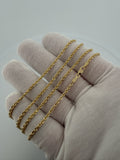 26" 10k Yellow Gold Rope 2.5mm 8.2g