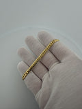 7.5" 5mm solid 14K yellow gold Cuban link bracelet, 15.6g – Ott Family Jewelry (6)
