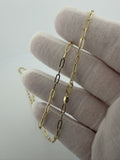 20" 14k Yellow Gold Paperclip 3mm 2.4g