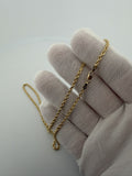 16" 14K Yellow Gold Rope Chain 2.5mm 7.53g