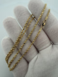18" 2mm 14K yellow gold rope chain, 6.6g – Ott Family Jewelry (6)