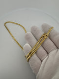 22" 10k Yellow Gold Cuban 4mm 24.0g