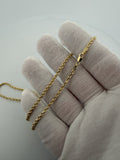 16" 14k Yellow Gold Rope 2.5mm 7.6g