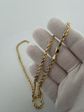 24" 4mm 14K yellow gold rope chain, 30.3g – Ott Family Jewelry (6)