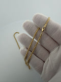 20" 14k Yellow Gold Franco 2.2mm 15.12g