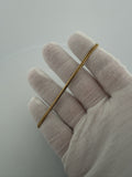 8" 14K Yellow Gold Cuban 2.5mm 4.5g