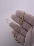 20" 14K Yellow Gold Franco 1.5mm 4.36g