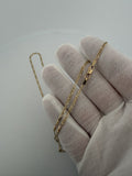 21" 14K Yellow Gold Figaro 2mm 3.92g
