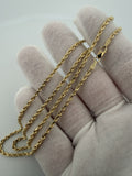 22" 2.5mm 14K yellow gold rope chain, 10.65g – Ott Family Jewelry (6)
