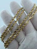 20" 14K Yellow Gold Rope 3.5mm 21.82g