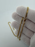 16" 14k Yellow Gold Cuban 2.5mm 8.92g