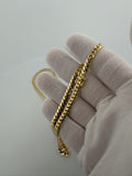 22" 5mm solid 14K yellow gold Cuban link chain, 42.74g – Ott Family Jewelry (6)