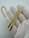 18" 10k Yellow Gold Cuban 5mm 31.53g