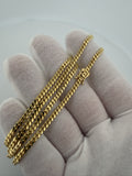 18" 10k Yellow Gold Cuban 3mm 11.72g