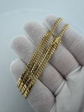 20" 3mm solid 14K yellow gold Cuban link chain, 13.8g – Ott Family Jewelry (6)