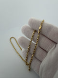 18" 14K Yellow Gold Rope 3mm 4.6g