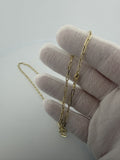 22" 14k Yellow Gold Paperclip 3mm 3.2g