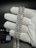 22" 8mm silver moissanite Cuban chain, 13.8ctw D VVS1, 64.7g – Ott Family Jewelry (6)