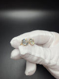 6ctw IGI certified lab diamond stud earrings, E-G VS2+, 14K yellow gold, push backs – Ott Family Jewelry (5)