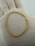 7" 10K Diamond Cut Moon Bead 3mm 3.2g