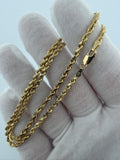 16" 14K Yellow Gold Rope 2.7mm 12.8g