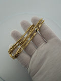 20" 14K Yellow Gold Franco 4mm 37.4g