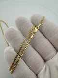 22" 10K Yellow Gold Cuban Chain 2mm 5.65g
