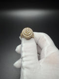 Size 10 10k Yellow Gold 4ctw Natural Diamond Cluster Ring 8.25g
