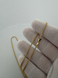 22" 14K Yellow Gold Bismark 2mm 4.5g