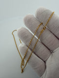 20" 14K Yellow Gold Rolo 2mm 2.0g