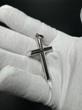 2.5” Silver Cross 6mm Bail 8.6g