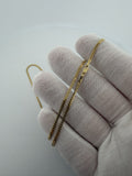 18" 14k Yellow Gold Cuban 2mm 5.3g