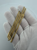 20" 14k Yellow Gold Cuban 3mm 15.53g
