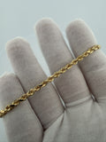 8" 4mm 14K yellow gold rope bracelet, 10.0g – Ott Family Jewelry (6)