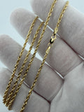 24" 2mm 14K yellow gold rope chain, 9.0g – Ott Family Jewelry (6)